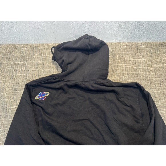 Eighty Eight Brand Hoodie Large‎ Astronaut Outer Space Black NASA Patch Work - Picture 14 of 14